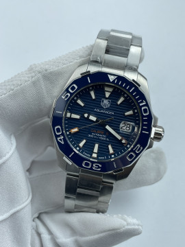 (준비완료/특급배송)NO.3576/신공장 태그호이어 칼리버5 아쿠아레이서 300M 블루 41MM